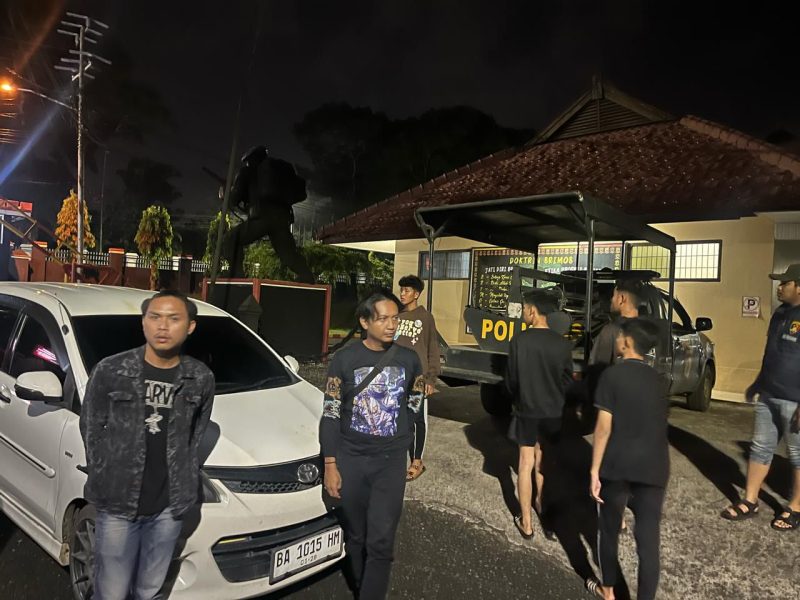Aksi Tawuran di Palembang terendus Tim patroli ‘Hastiguna’ Satuan Brimob [Satbrimob] Polda Sumsel pada Sabtu 16 Maret 2024.