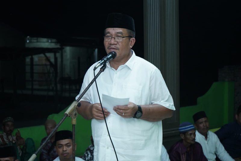 Wakil Bupati ]Wabup] Asahan Taufik Zainal Abidin Siregar SSos MSi menggelar safari ramadhan di Masjid Raya Pekan Sei Kepayang, Senin 18 Maret 2024.