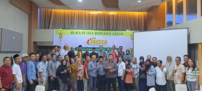 PT Charoen Pokphand Indonesia Tbk [CPI] menggelar buka puasa bersama 1445 H dengan para wartawan Sumsel, di Hotel Santika Palembang, Rabu 27 Maret 2024, sore.
