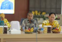 Tim Supervisi TP-PKK Provsu yang diketuai Dian Arif Tri Nugroho mengunjungi Kabupaten Asahan dalam rangka pelaksanaan Tertib Administrasi PKK, PAAR, UP2K PKK, Aku Hatinya PKK dan Iva Test Tahun 2024, Kamis 22 Februari 2024, bertempat di Rumah Dinas Bupati Asahan