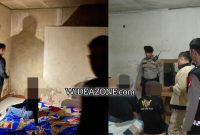 Tengah asik kelonan, enam sejoli kaget lempar selimut saat dipergoki Tim Gabungan dari Polres Landak bersama Ngabang. Keenam pasangan tanpa ikatan suami-istri tersebut terjaring dalam operasi penyakit masyarakat [Pekat] kala ngamar di Penginapan pada Sabtu 23 Maret 2024, malam.