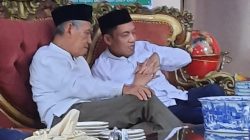 Ketua DPC Gerindra Kabupaten Banyuasin Slamet Somosentono merajut tali silaturahmi bersama masyarakat, tidak terkecuali para pimpinan partai politik di Kabupaten Banyuasin.