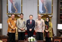 Penjabat (Pj) Gubernur Sumatera Selatan (Sumsel) Agus Fatoni perkuat sinergi serta kolaborasi dengan PT Pupuk Sriwijaya (Pusri).