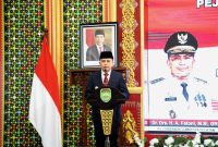 Penjabat (Pj) Gubernur Sumatera Selatan (Sumsel) Agus Fatoni melantik delapan orang sebagai Pejabat Tinggi Pratama di lingkungan Pemerintah Provinsi (Pemprov) Sumsel. Pelantikan ini berlangsung di Griya Agung, Palembang, Sumatera Selatan, Jumat 5 April 2024.