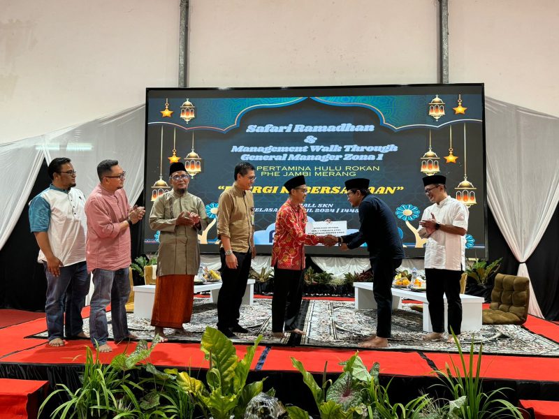 Dalam rangkaian program Safari Ramadhan 1445 H, General Manager PHR Zona 1 melakukan kunjungan ke PHE Jambi Merang, Kecamatan Bayung Lencir, Kabupaten Musi Banyuasin, Sumatera Selatan.