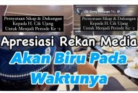 'Undangan Bukber' untuk wartawan di Lahat dijadikan video dengan caption dukungan dan pernyataan sikap.