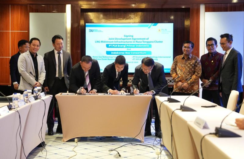 PT PLN Energi Primer Indonesia (PLN EPI) selaku subholding PT PLN (Persero) menggandeng Indokorea Gas Consortium dalam merealisasi gasifikasi pembangkit untuk Cluster Nusa Tenggara melalui pengembangan infrastruktur _midstream_ _Liquefied Natural Gas_ (LNG), khususnya di wilayah Nusa Tenggara.