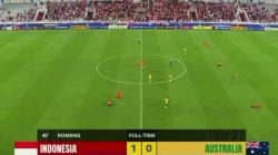 Tangkapan layar: Piala Asia U-23/2023, Indonesia Jebol Gawang Australia 1-0