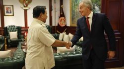 Menhan Prabowo Bahas Isu Global bersama Mantan PM Inggris Raya Tony Blair