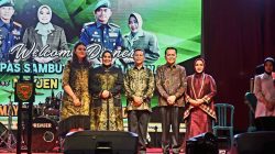 Penjabat (Pj) Gubernur Sumatera Selatan (Sumsel) Agus Fatoni menghadiri kegiatan Malam Lepas Sambut Pangdam II/Sriwijaya yang baru. Kegiatan ini dilaksanakan di Lapangan Apel Makodam II/Sriwijaya, Palembang, Sumatera Selatan, Senin 22 April 2024.