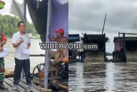Tim Gabungan TNI-Polri bersama Pemerintah dan Tokoh Masyarakat [Tomas] Sekadau Hilir memberikan teguran keras terhadap aktivitas pertambangan emas tanpa izin [PETI] alias Ilegal, sebab aktivitas tambang emas ilegal telah berdampak terhadap kerusakan 'Cagar Budaya'. Bila tak digubris tindakan tegas akan dlterapkan Aparat Penegak Hukum [APH].