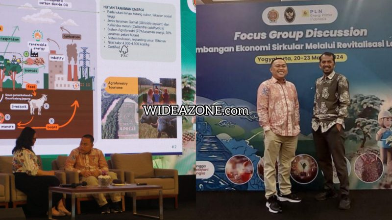GM PT Bukit Asam Unit Pertambangan Venpri Sagara kala menjadi pembicara dalam Focus Group Discussion [FGD] yang diselenggarakan Kementerian Koordinator Bidang Kemaritiman & Investasi [Kemenko Marves] bersama PT PLN Energi Primer Indonesia dan Pemerintah Provinsi DI Yogyakarta bertajuk 'Ekonomi Sirkuler Melalui Revitalisasi Lahan Kritis