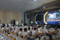 Para peserta Program Bantuan Biaya Pendidikan Mahasiswa Sekitar Bukit Asam [Bidiksiba].