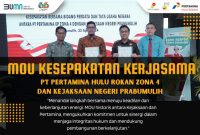Baru-baru ini, PT Pertamina EP [PEP] Zona 4 bersama Kejaksaan Negeri [Kejari] Kota Prabumulih terus meningkatkan sinergi dalam penanganan hukum Bidang Perdata Dan Tata Usaha Negara [PTUN] dengan menandatangani perpanjangan Memorandum of Understanding [MoU].