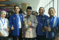 Bacabup Banyuasin Pakde Slamet Somosentono kala menghadiri undangan rapat kerja nadional [Rakernas] pemenangan Pilkada serentak 2024 DPP PAN, yang dibuka langsung Ketia Umum Zulkifli Hasan di Hotel JS Luwansa Jakarta, Jumat 10 Mei 2024.