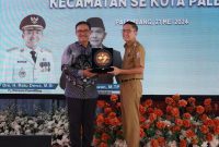 Kepala BKKBN RI Hasto Wardoyo mengapresiasi Penjabat Walikota Palembang Ratu Dewa atas kerja cepet dan tanggap dalam mengatasi dan menekan angka stunting.