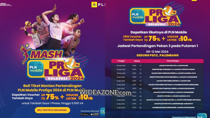 Besok, pekan ketiga putaran pertama PLN Mobile Proliga 2024 akan berlangsung di Kota Empek-empek. Gelaran Proliga dijadwlkan pada 9-12 Mei 2024 dengan 12 pertandingan di Palembang Sport and Conventiin Center [PSCC], Sumatera Selatan.