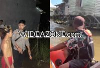 Kapolsek Iptu Alfadamansyah bersama Tim Gabungan measih melakukan upaya pencarian terhadap korban Sandro dengan dibantu masyarakat setempat menyisir Sungai Pawan.