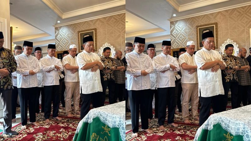 Pj Walikota Ratu Dewa melangsungkan salat jenazah bersama Mendagri Tito Karnavian untuk mendoakan almarhumah Supriyatini Binti Ranu Dikromo.