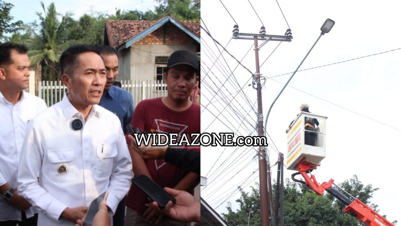 Pemasangan lampu PJU tersebut langsung disaksikan Pj Walikota Palembang, Ratu Dewa bersama para OPD terkait serta pihak developer sendiri, salah satunya developer dari Gadang Berlian.