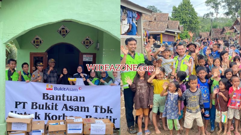 Tim Sustainability PTBA bekerja sama dengan Rumah Sakit Bukit Asam Medika [RS BAM] dan Tim Rescue PTBA menyalurkan berbagai bantuan untuk korban banjir di Desa Ulak Pandan, Kecamatan Semidang Aji, Kabupaten Ogan Komering Ulu [OKU], pada Minggu 26 Mei 2024.