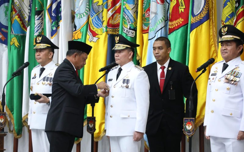 Menteri Dalam Negeri [Mendagri] Muhammad Tito Karnavian secara resmi melantik Elen Setiadi SH MSE sebagai Penjabat [Pj] Gubernur Sumatera Selatan [Sumsel] menggantikan Pj Gubernur sebelumnya Dr Drs H Agus Fatoni MSi, bertempat di Sasana Bhakti Praja, lantai 3 Gedung C Kemendagri Jakarta Pusat, Senin 24 Juni 2024.
