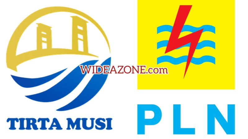 Logo PDAM Tirta Musi Palembang dan PT PLN [Persero]
