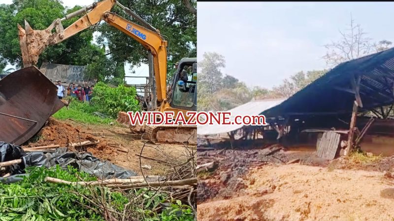 75 Refinery Ilegal di Keluang Muba Diratakan dengan Tanah