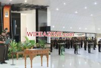 Kepala Kejaksaan Tinggi Kalimantan Barat [Kajati Kalbar] Edyward Kaban SH MH memimpin serah terima jabatan [Sertijab] dengan melantik dan mengambil sumpah jabatan para Pejabat Eselon III, bertempat di aula lantai 4 Kejati Kalbar, Selasa 25 Juni 2024.