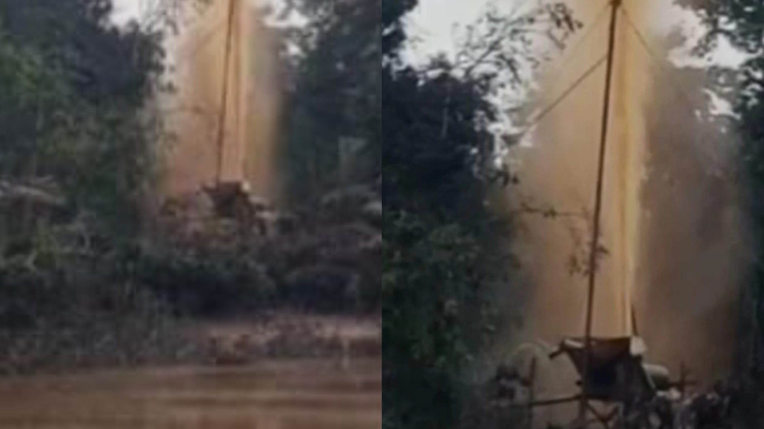 Peristiwa semburan minyak mentah di Kawasan Parung Kecamatan Sungai Lilin, Musi Banyuasin.