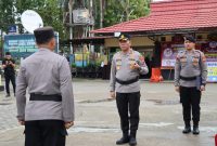 Upacara kenaikan pangkat, dipimpin langsung Kapolresta Pontianak Kombes Pol Adhe Hariadi SIK MH, berlangsung di lapangan apel Mapolresta Pontianak pada Selasa 7 Juli 2024, sekira pukul 08.00 WIB.