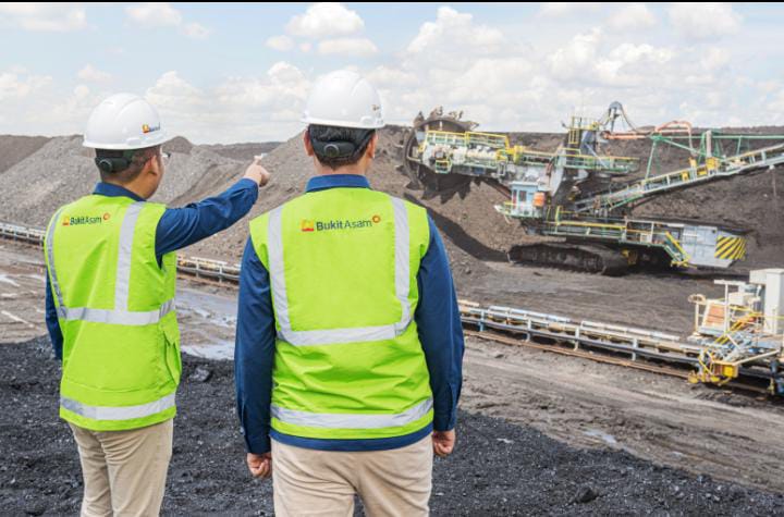 Aktivitas tambang batu bara PT Bukit Asam Tbk
