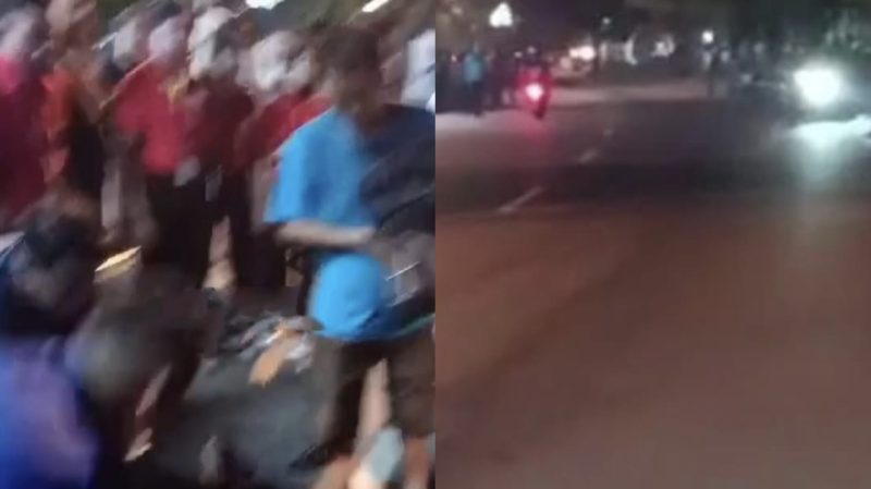 Tumpahan atau ceceran minyak jenis Solar di sepanjang jalan Protokol di Pontianak mencelakai pengendara kendaraan yang melintas. Di antaranya seorang laki-laki [pengendara motor] yang mengalami kecelakaan di Jalan Utama Purnama depan Alfamart, sekitar pukul 23.19 WIB, Minggu 14 Juli 2024.