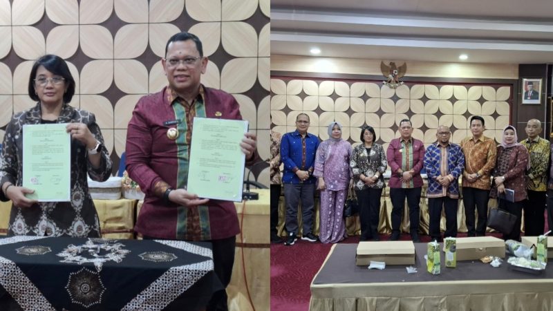 Pemerintah Kota [Pemkot] Palembang dan Pemerintah Kabupaten [Pemkab] Kulon Progo melakukan penandatanganan kesepakatan bersama dan Perjanjian Antar Daerah [KAD] Tim Pengendalian Inflasi Daerah [TPID] Cabai Merah dan Rawit, Kamis 18 Juli 2024, di ruang rapat Sermo Pemkab Kulon Progo.