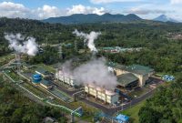 Pengembangan Pembangkit Listrik Tenaga Panas Bumi (PLTP) Lahendong Binary Unit (15 MW) dan PLTP Ulubelu Binary Unit (30 MW) dalam Indonesia International Geothermal Convention and Exhibition (IIGCE) Ke-10 di Jakarta pada Rabu, 18 September 2024.