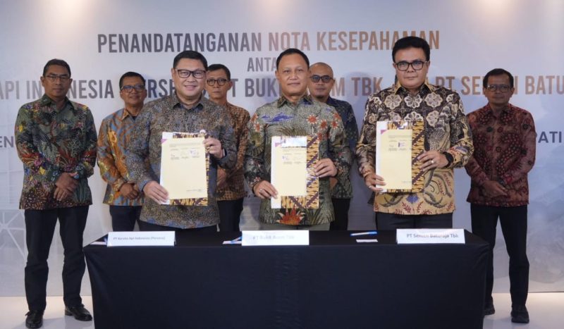 PT Bukit Asam Tbk (PTBA), PT Kereta Api Indonesia (Persero) atau PT KAI, dan PT Semen Baturaja Tbk (SMBR) menyepakati Nota Kesepahaman (Memorandum of Understanding) terkait Rencana Peningkatan Kapasitas Bongkar Batu Bara Area Kertapati.