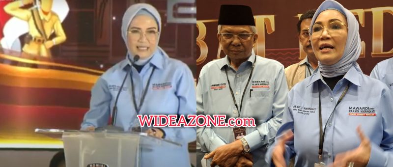 Tampil cerdas dan memukau saat debat Cawagub Sumsel di Novotel pada Minggu 10 November 2024, Paslon nomor 3 RA Anita Noeringhati menyita banyak perhatian masyarakat di bumi Sriwijaya.