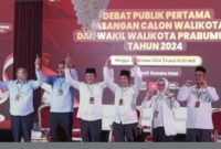 Semarak gelaran debat perdana bagi ketiga Paslon Pilkada Prabumulih berlangsung cukup seru dengan pemaparan visi dan misinya.