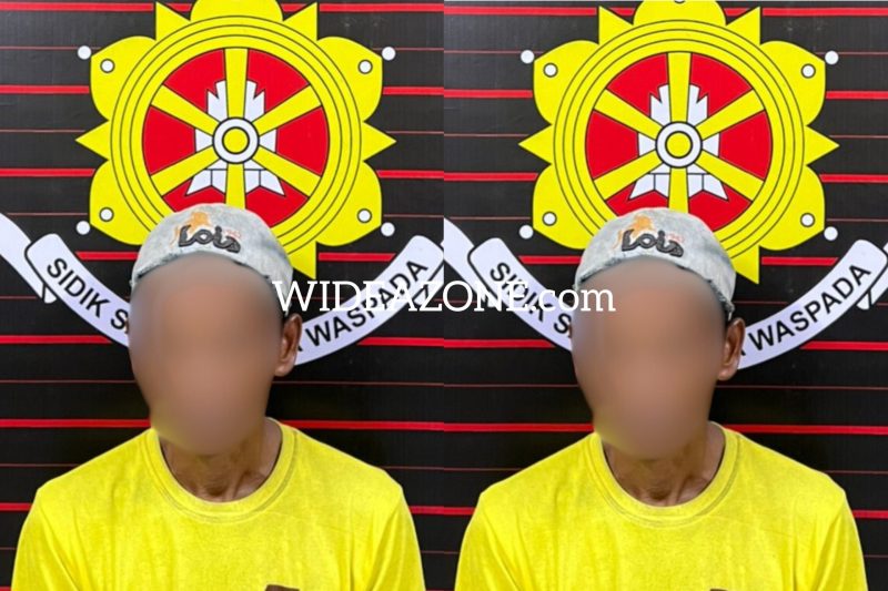 SP [64] pelaku penikaman terhadap Sadali [63] akhirnya diringkus Polisi. [foto wideazone/Jono Darsono]