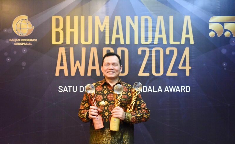 Pemerintah Provinsi Sumatera Selatan (Pemprov Sumsel) berhasil meriah tiga penghargaan sekaligus dalam Ajang Bhumandala Award Tahun 2024 yang diselenggarakan oleh  Badan Informasi Geospasial Republik Indonesia (BIG RI).