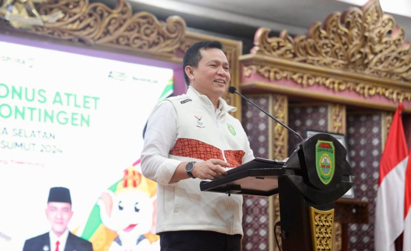 Penjabat (Pj) Gubernur Sumatera Selatan (Sumsel) Elen Setiadi SH MSE merealisasikan memberikan bonus untuk para atlet peraih medali pada ajang Pekan Olahraga Nasional (PON) XXI Aceh - Sumut 2024.
