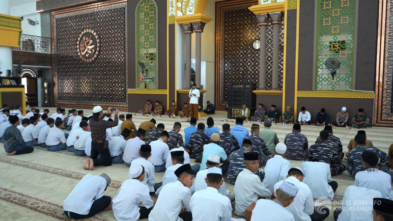 Pemerintah Kabupaten [Pemkab] Asahan menggelar peringatan Isra Mi'raj Nabi Muhammad SAW Tahun 1446 Hijriah/2025 Miladiah.