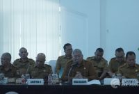 Badan Anggaran [Banggar] DPRD Provinsi Sumatera Utara [Sumut] melakukan kunjungan kerja [Kunker] di Kabupaten Asahan dalam rangka pembahasan realisasi Dana Bagi Hasil [DBH].dan Bantuan Keuangan Provinsi [BKP] Sumatera Utara Tahun Anggaran 2024, Senin 24 Februari 2025.