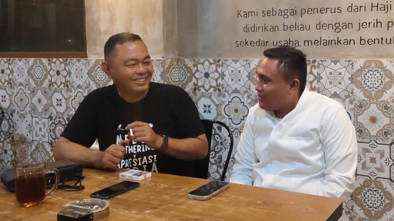 Ketua DPRD Banyuasin Abdul Rais membeberkan terkait kronologi [video viral perjalanan dinas] melalui Ketua PWI Banyuasin Asnaini Khamsin.