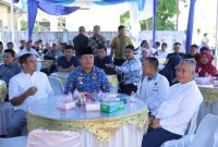 Bupati TZAS saat menghadari kegiatan Bakti Sosial PWI Kabupaten Asahan.