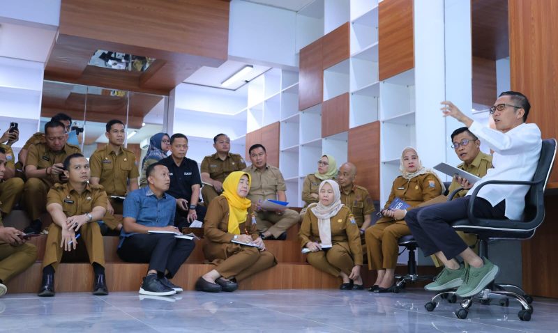Dialog Palembang Sejahtera [DPS] Wali Kota Palembang Ratu Dewa bersama sejumlah Kepala Dinas terkait, Selasa 29 April 2025.