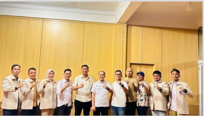 Pengusaha Muda, Ahsanul Amali saat Muscab HIPMI Kota Palembang.