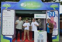 BPJS Ketenagakerjaan Binjai ikut memeriahkan Hari Jadi Kota Binjai ke-153 yang diadakan di Lapangan Merdeka Kota Binjai.