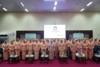 Pengurus Dharma Wanita Persatuan Provinsi Sumatera Selatan [DWP Sumsel] masa bakti 2024-2029 resmi dikukuhkan secara virtual oleh Ketua Umum DWP Pusat Ida Budi Gunadi Sadikin serentak di seluruh Indonesia. Adapun pengukuhan DWP Sumsel berlangsung di Auditorium Graha Bina Praja Pemprov Sumsel, Kamis 15 Mei 2025.