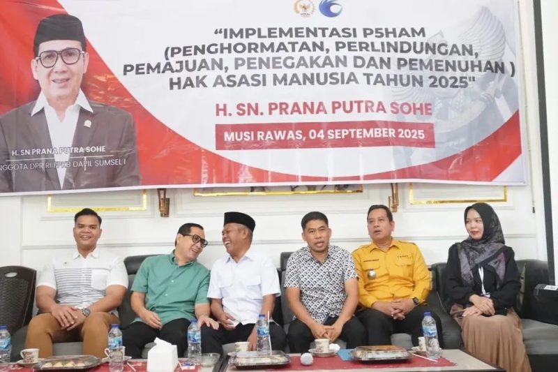 Wakil Bupati Musi Rawas H Suprayitno menghadiri Implementasi Penghormatan, Perlindungan, Pemajuan, Penegakan dan Pemenuhan Hak Asasi Manusia [P5HAM] Tahun 2025.